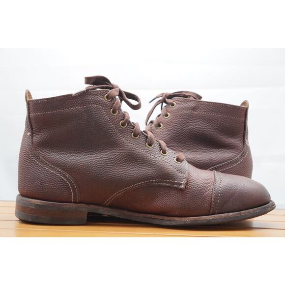 Allen Edmonds Mens Promontory Point Pebble Grain Boots Size 11.5D Dainite Sole - Picture 10 of 12